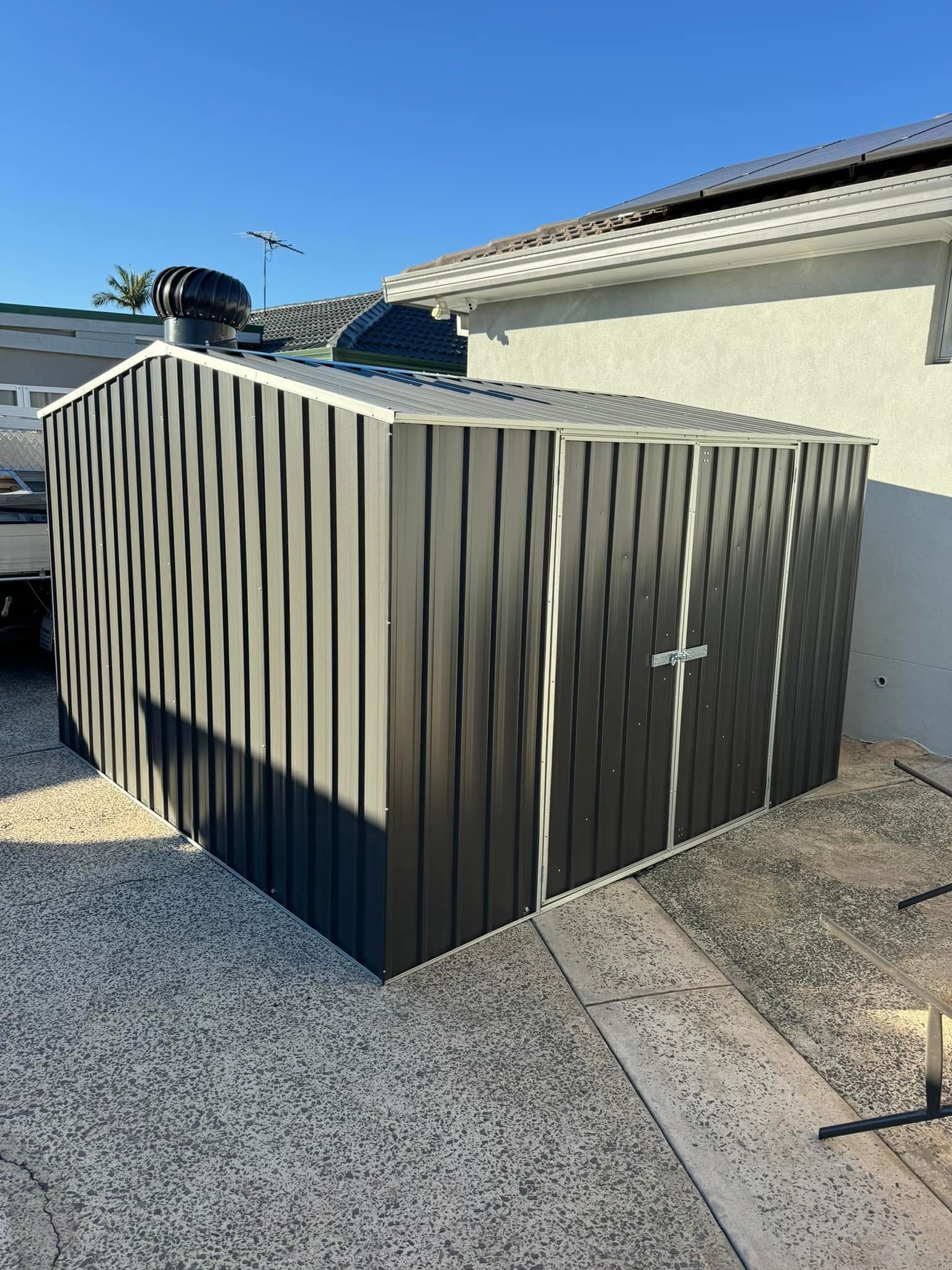 Shed installation photo